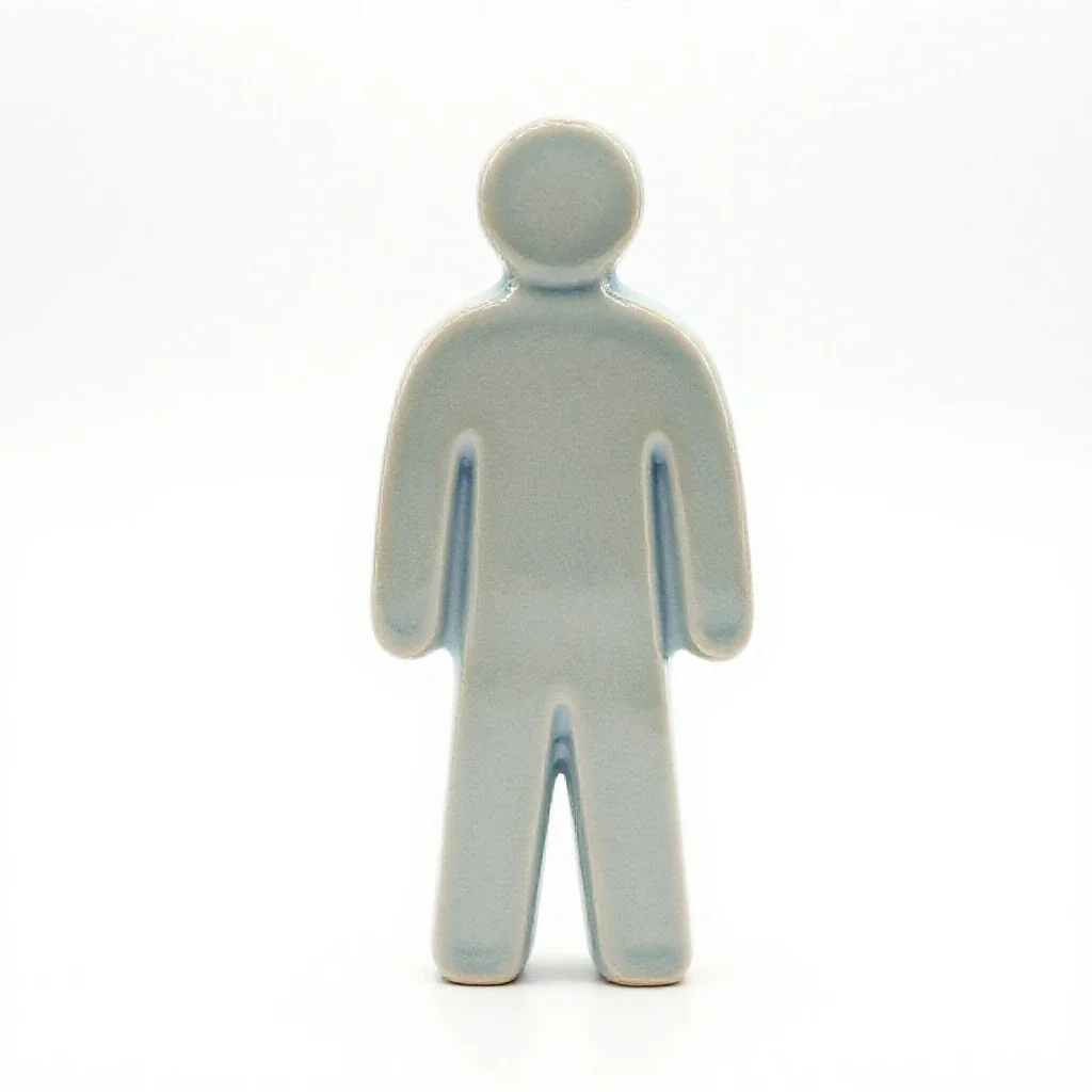 Man isolated on a white background