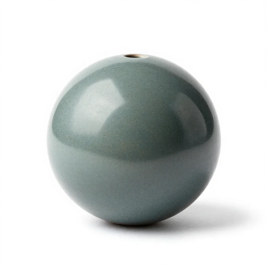 Ninepin ball isolated on a white background