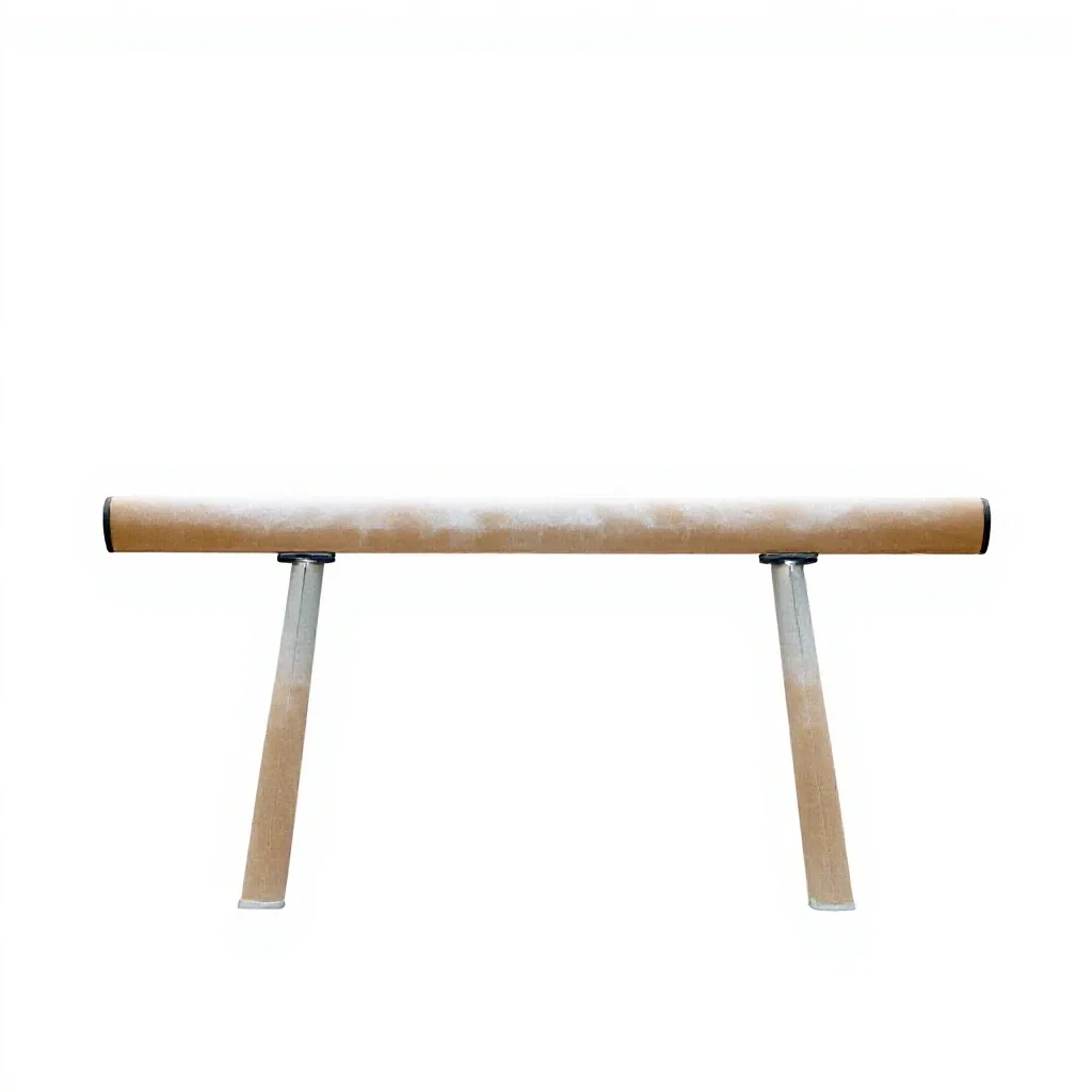 Parallel bars isolated on a white background