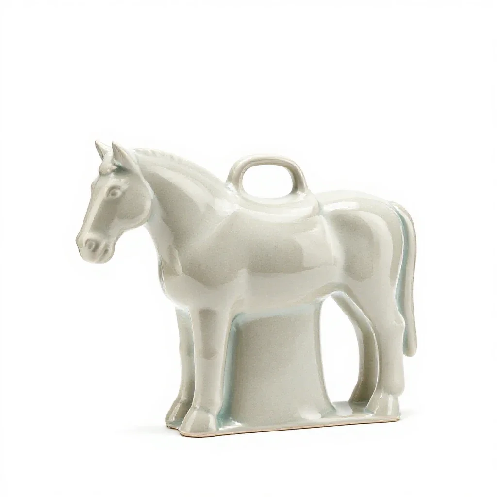Pommel horse isolated on a white background