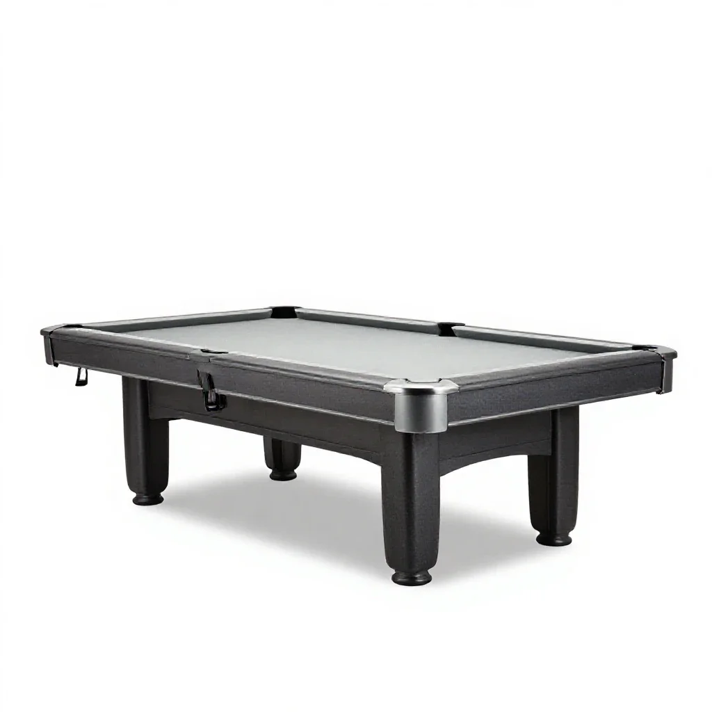 Pool table isolated on a white background