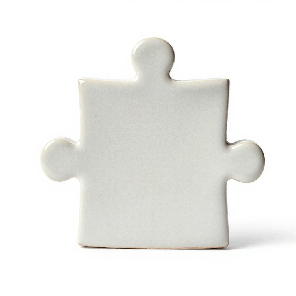 Puzzle isolated on a white background