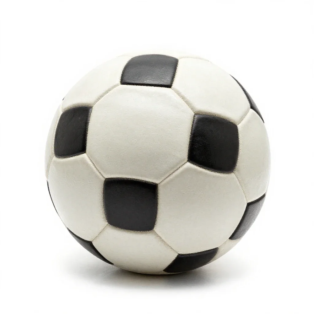 Soccer ball isolated on a white background