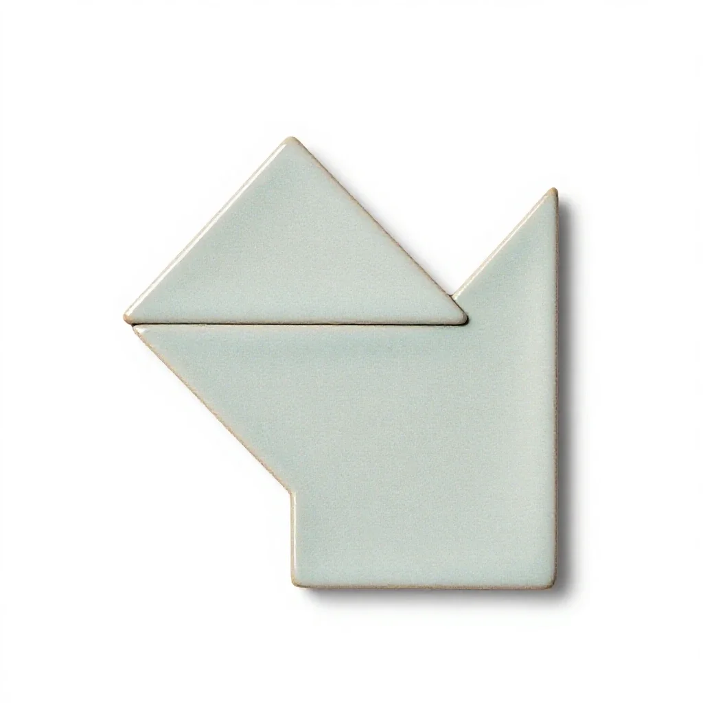 Tangram isolated on a white background