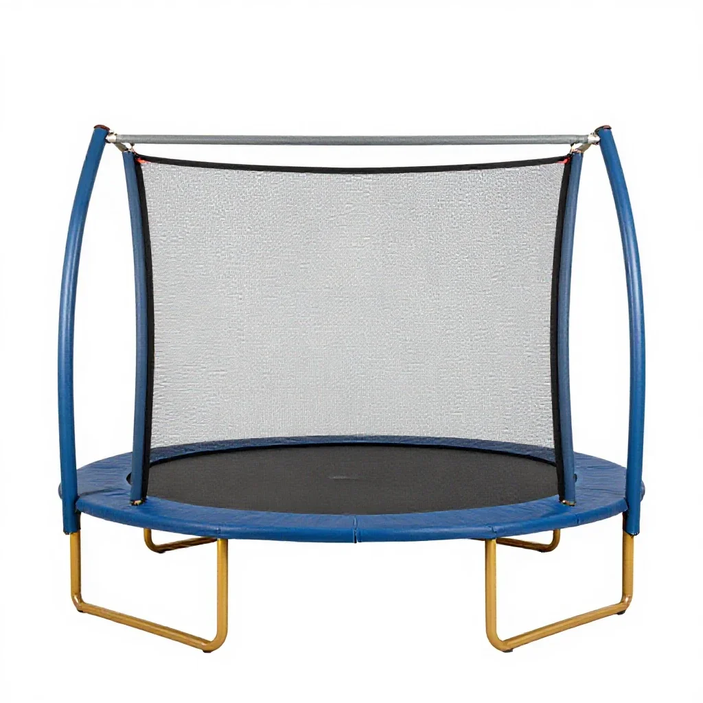 Trampoline isolated on a white background