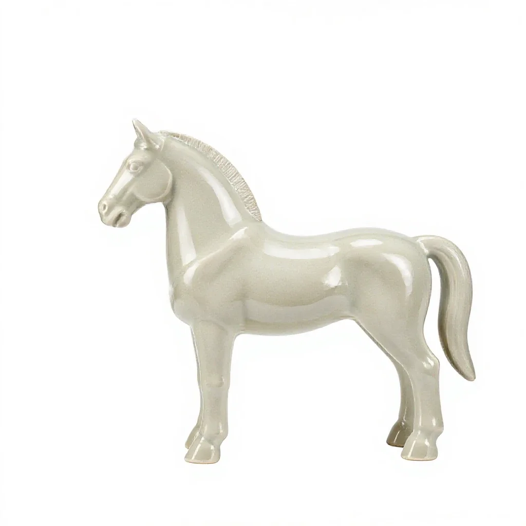 Vaulting horse isolated on a white background
