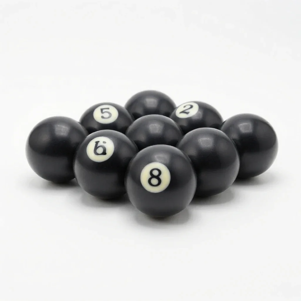 Eight ball isolated on a white background
