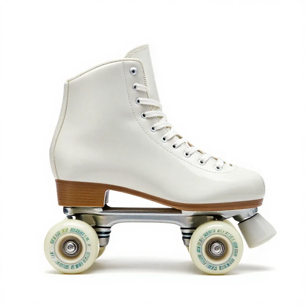 In-line skate isolated on a white background