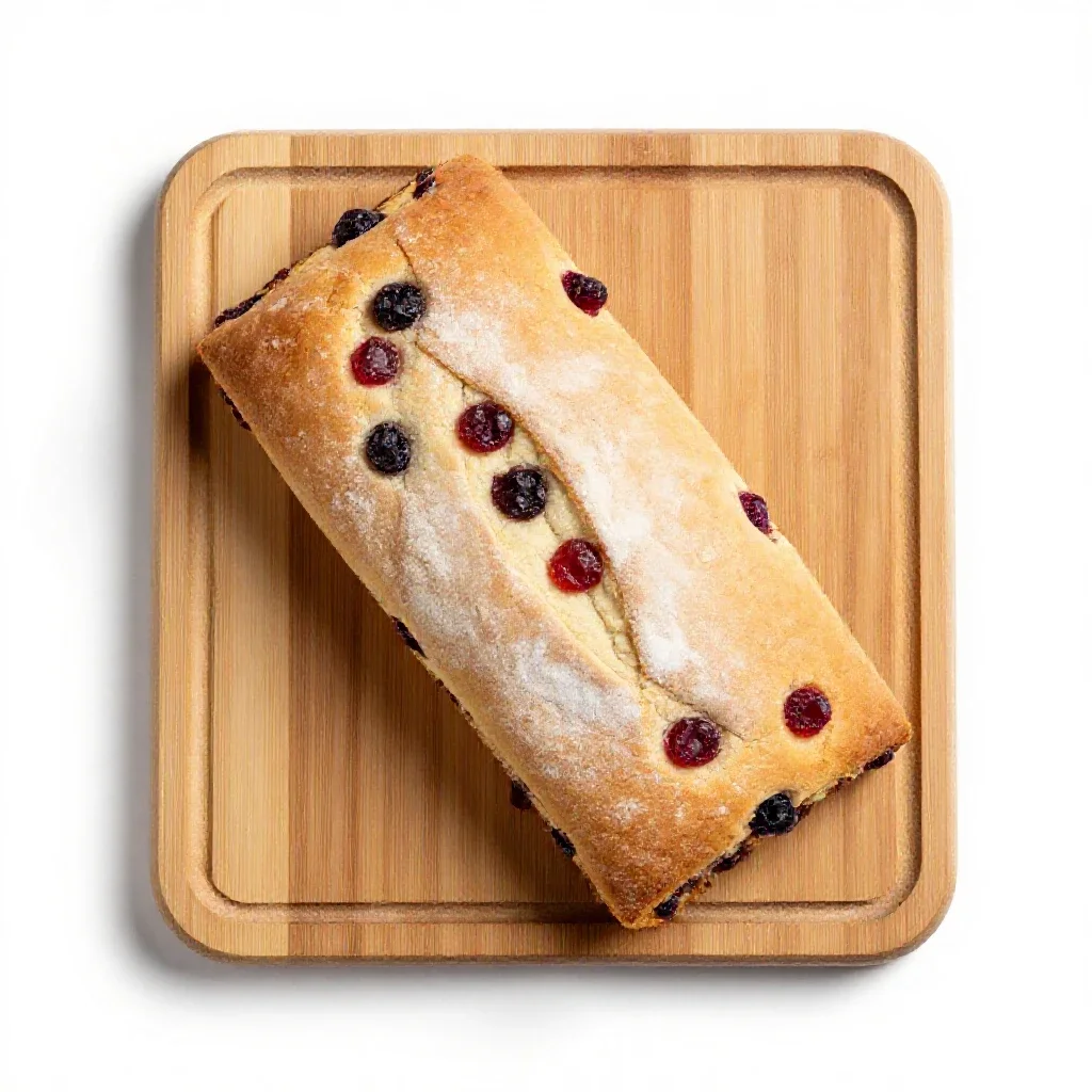 Barmbrack isolated on a white background