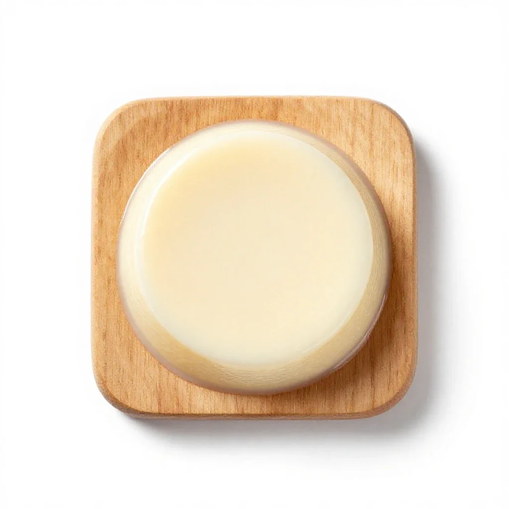 Blancmange isolated on a white background