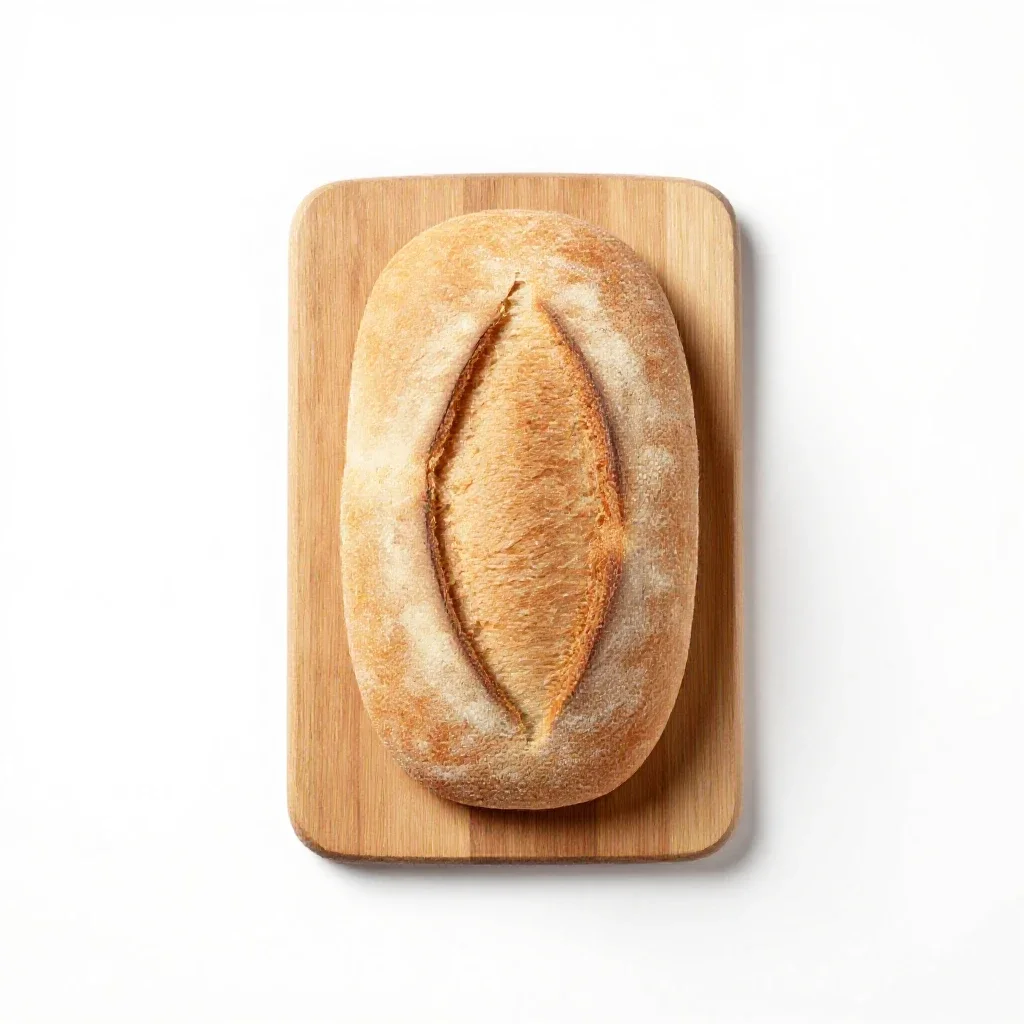 Bread isolated on a white background