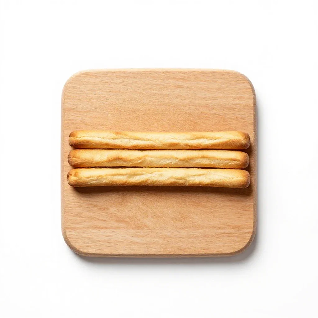 Breadstick isolated on a white background