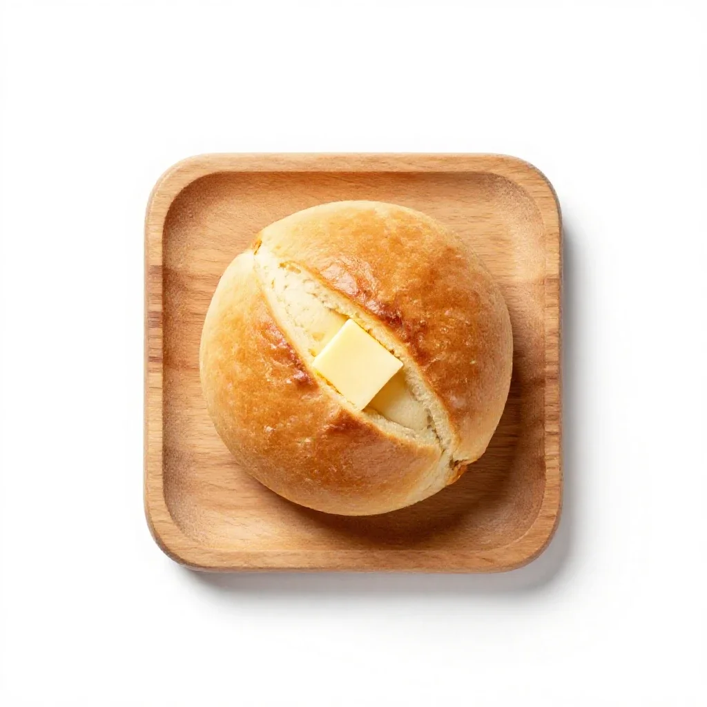 Brioche isolated on a white background