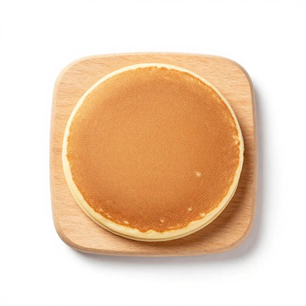 Buckwheat cake isolated on a white background