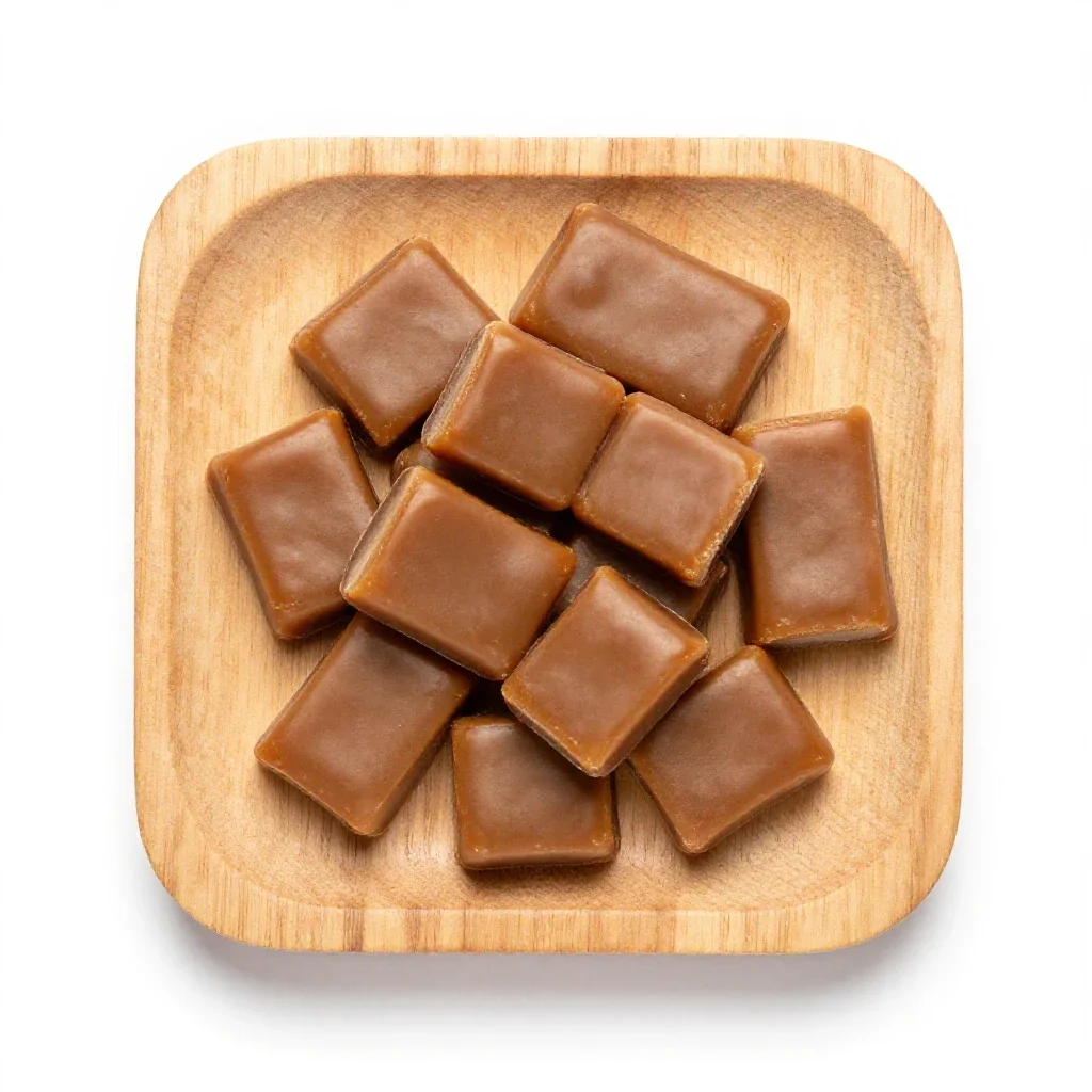 Butterscotch isolated on a white background