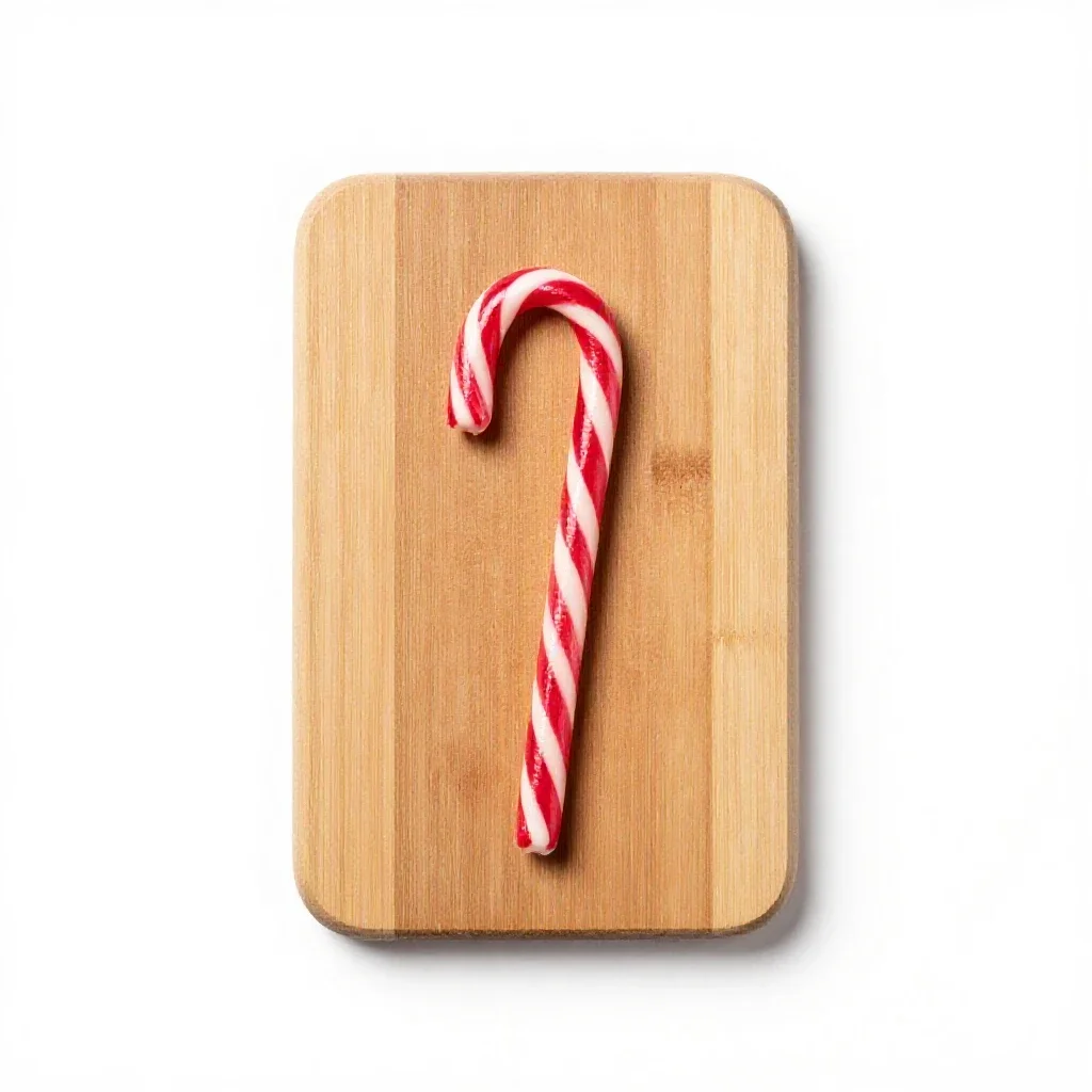 Candy cane isolated on a white background