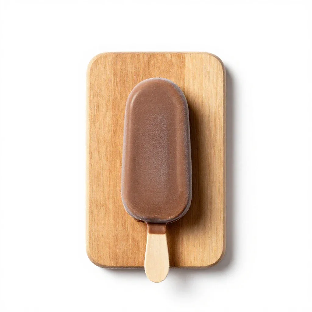 Choc-ice isolated on a white background