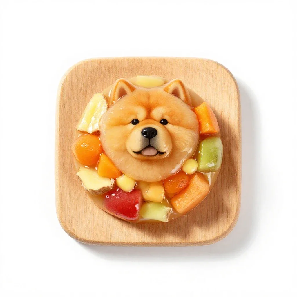 Chowchow isolated on a white background