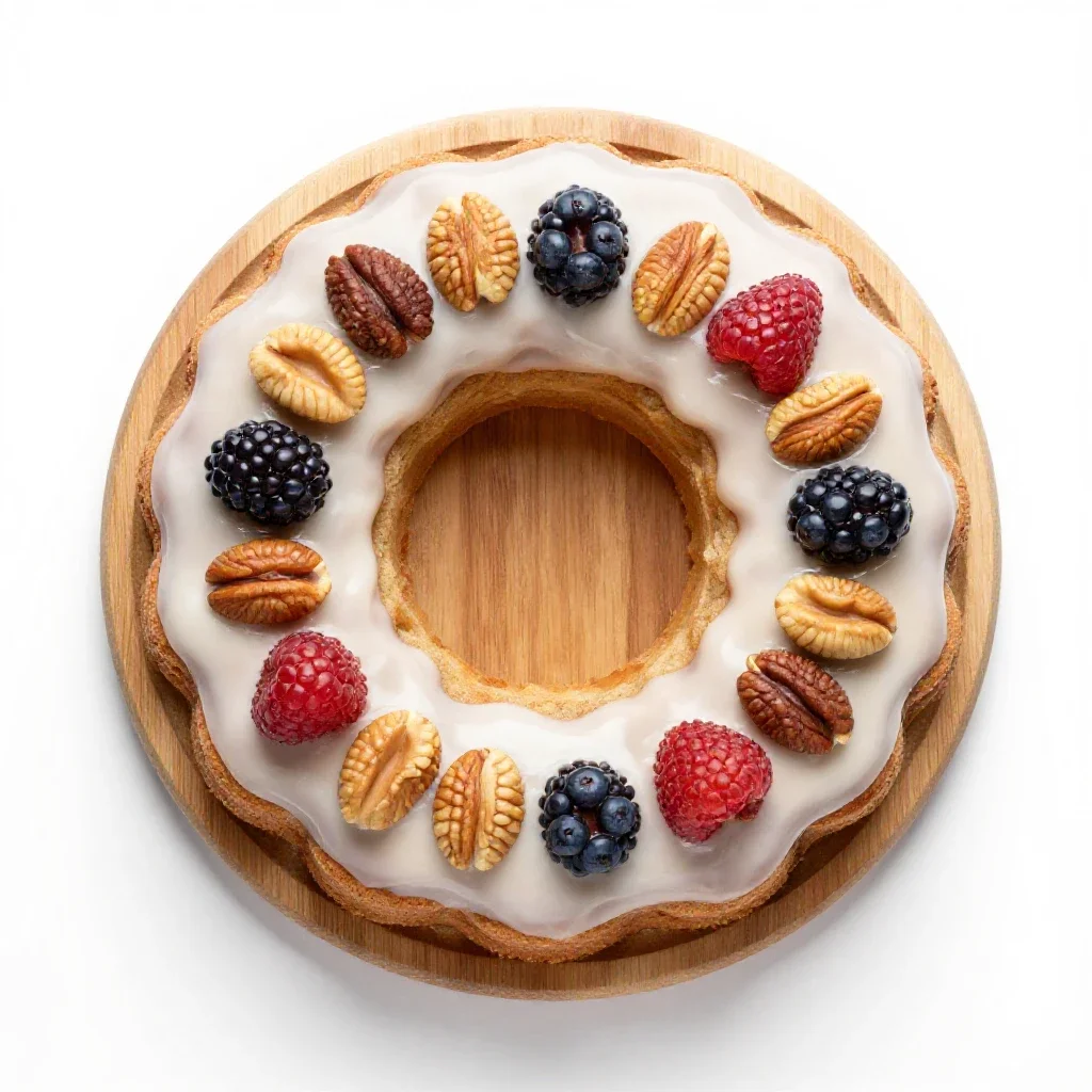 Coffee ring isolated on a white background