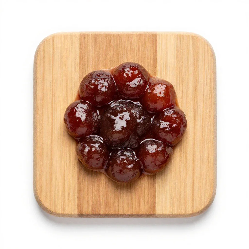 Confiture isolated on a white background