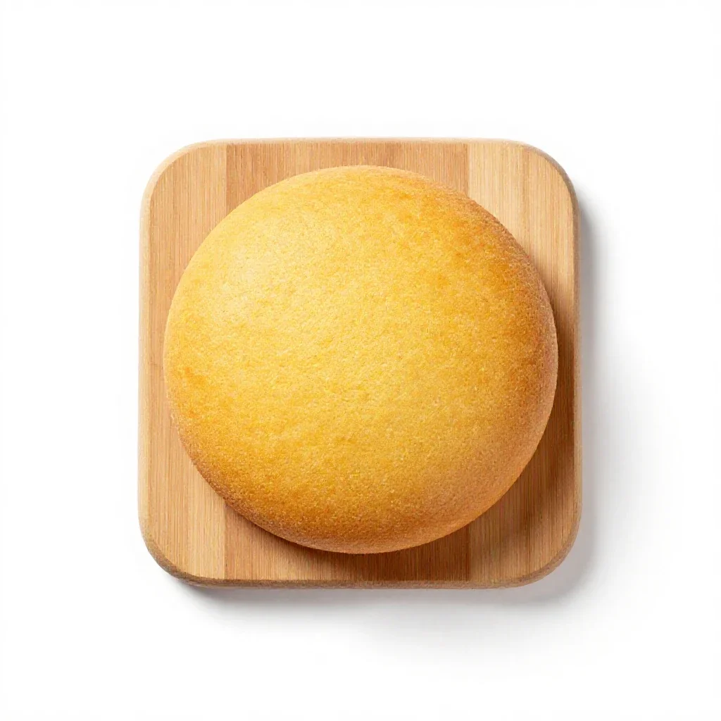 Cornbread isolated on a white background