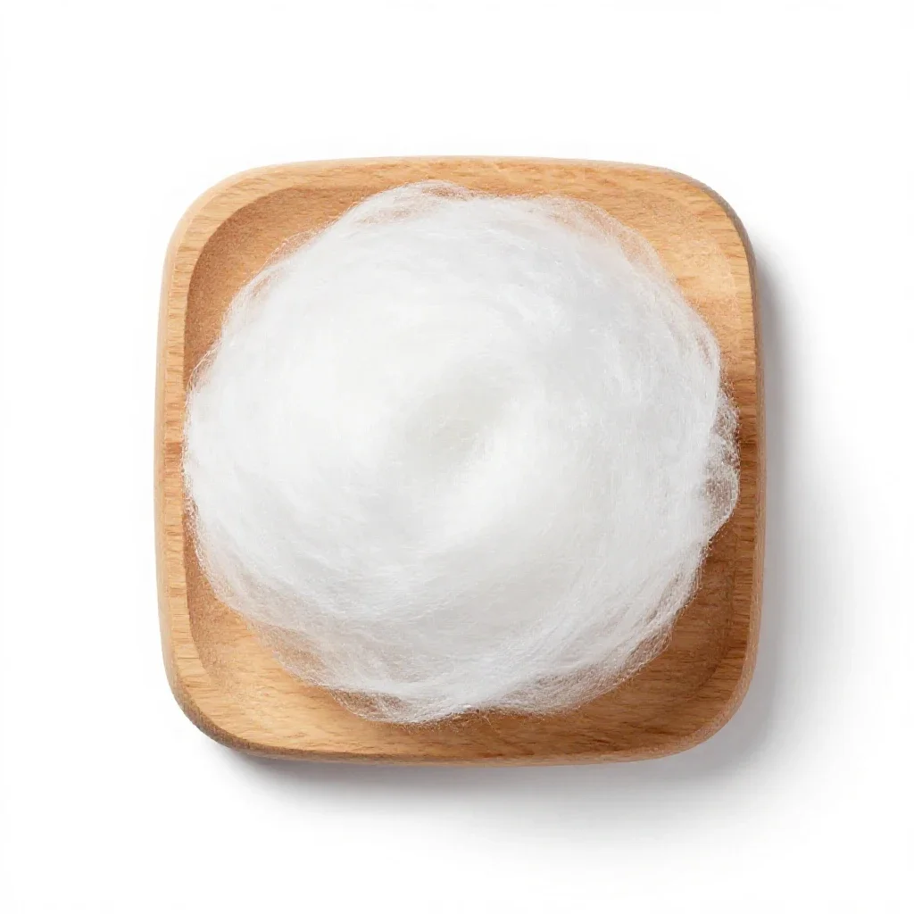 Cotton candy isolated on a white background
