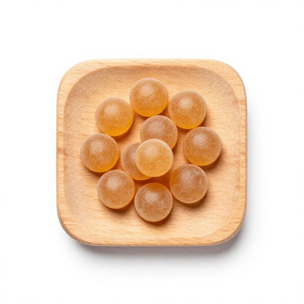 Cough drop isolated on a white background