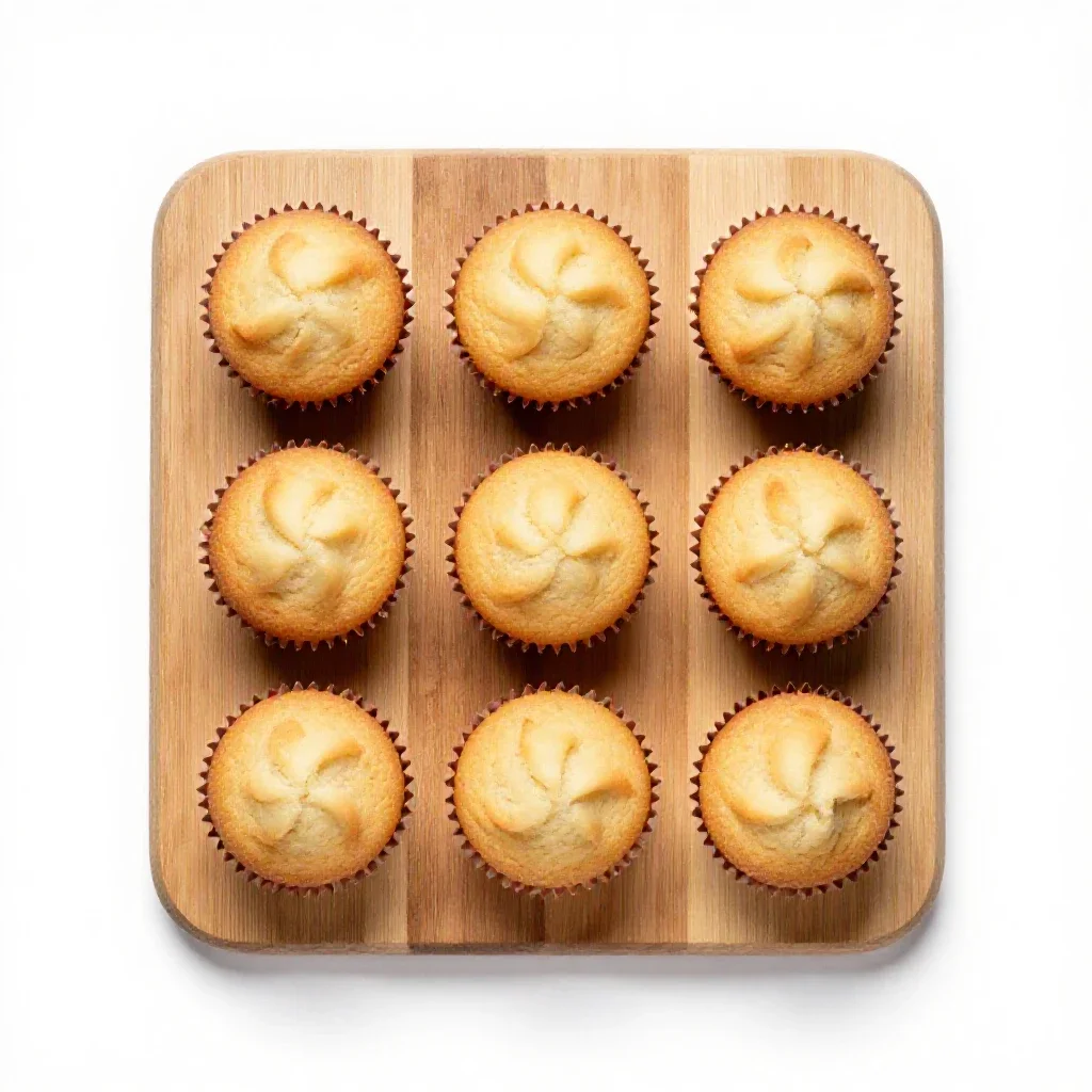 Cupcake isolated on a white background