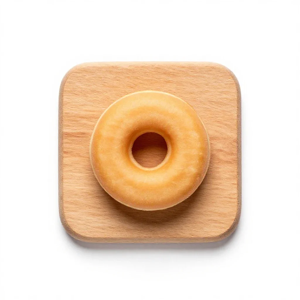 Doughnut isolated on a white background