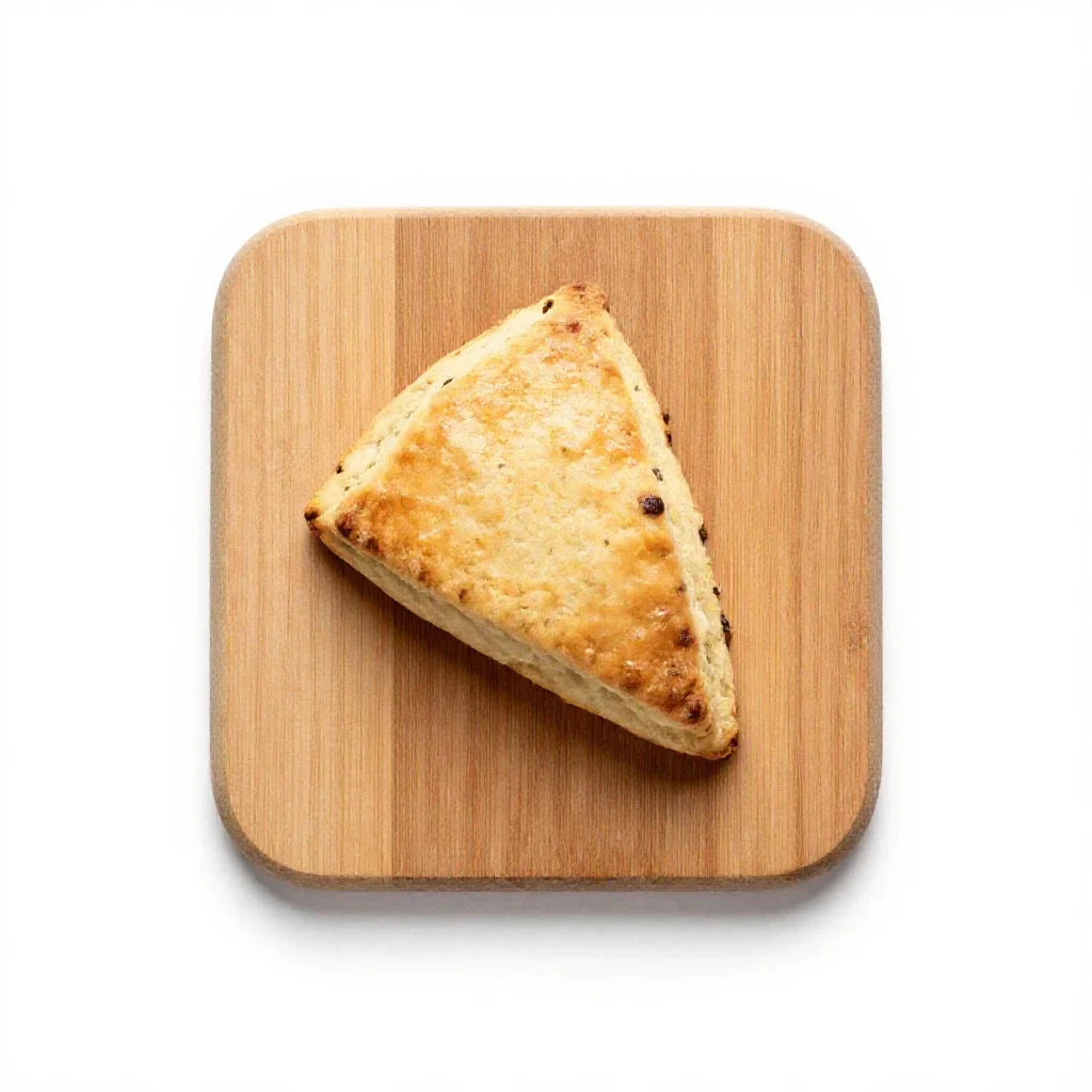 Drop scone isolated on a white background