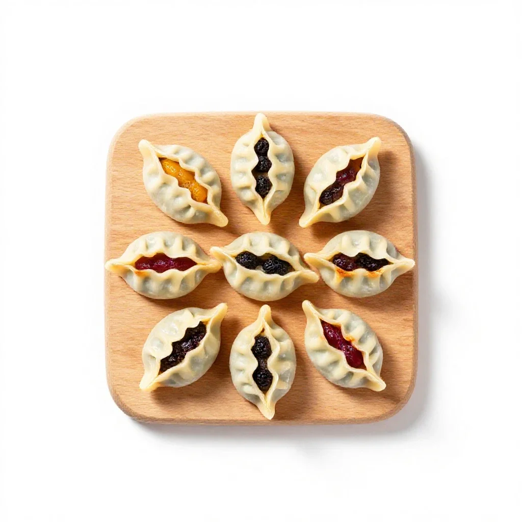 Dumpling isolated on a white background