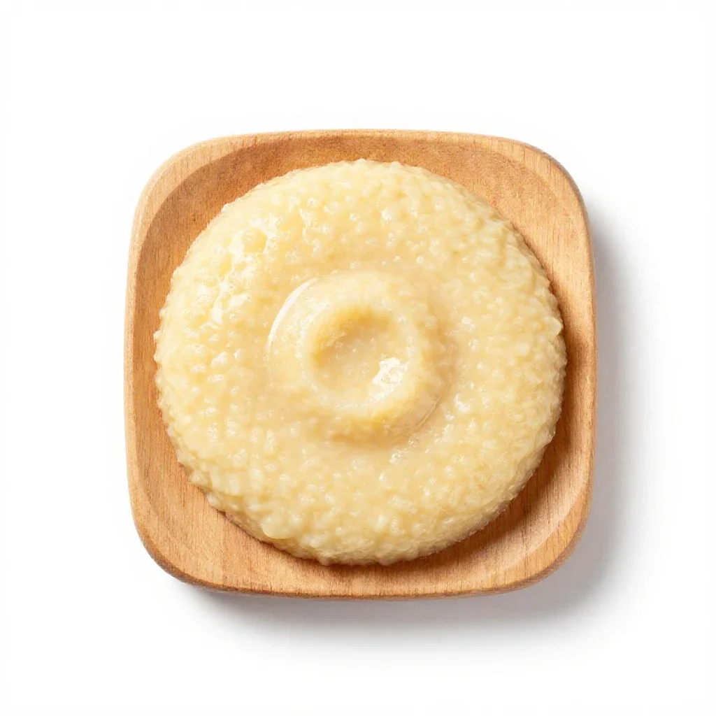 Flummery isolated on a white background