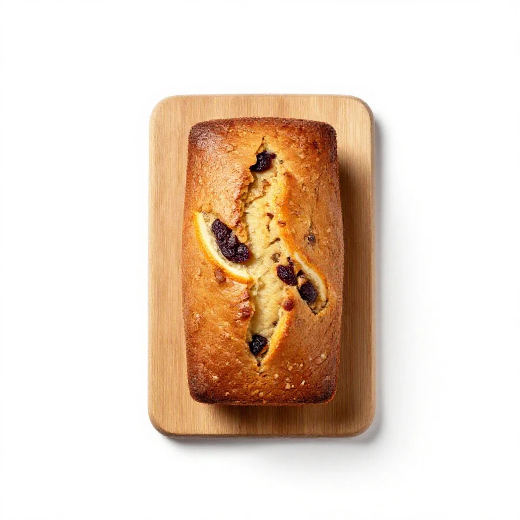 Fruitcake isolated on a white background