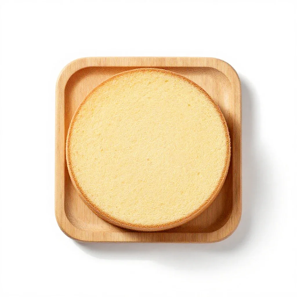 Genoise isolated on a white background