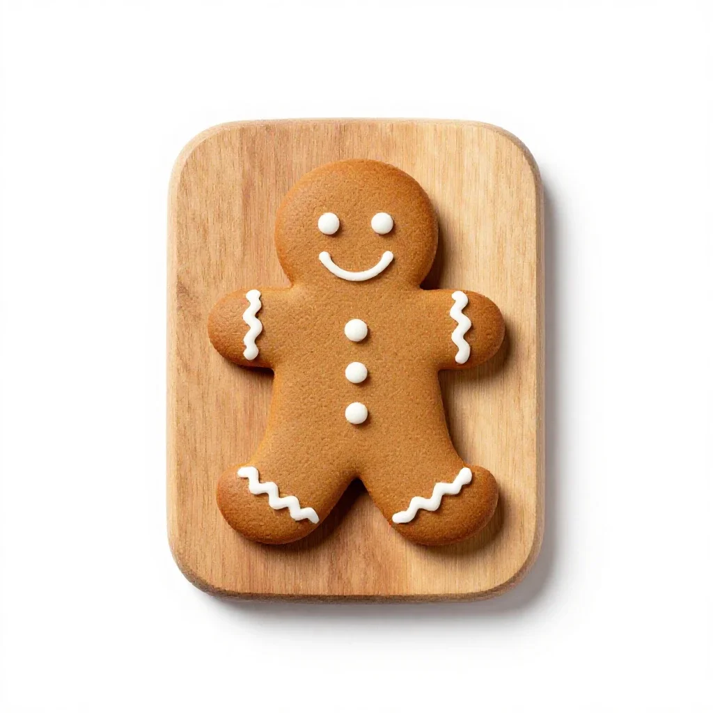 Gingerbread isolated on a white background