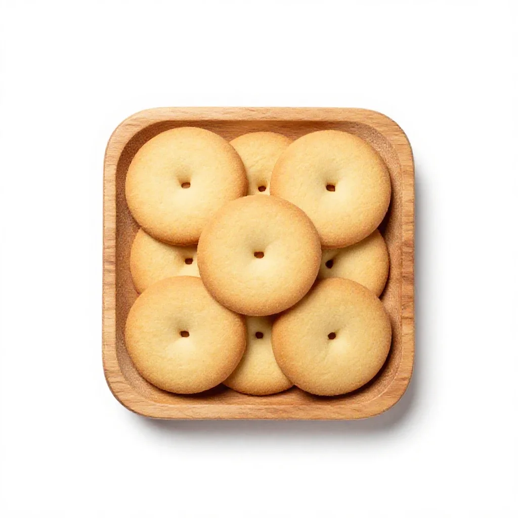 Gingersnap isolated on a white background