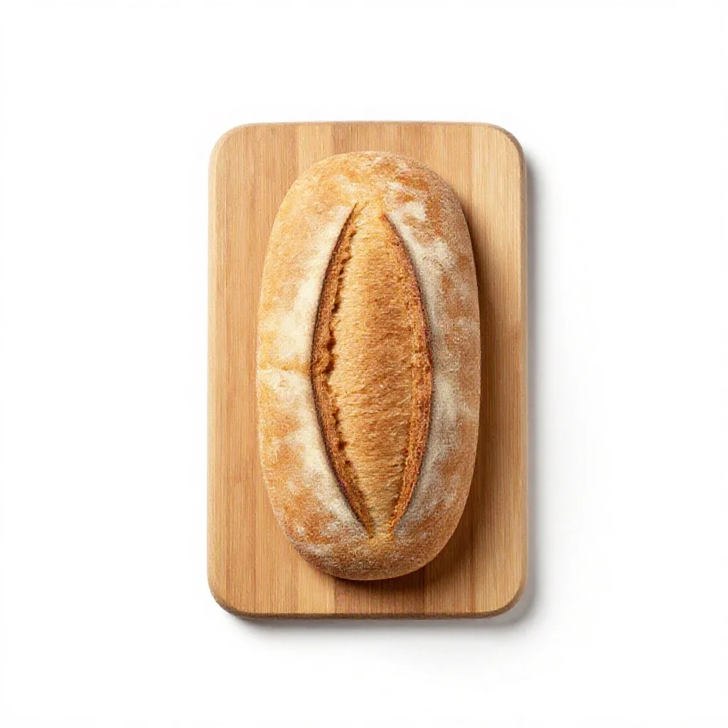 Graham bread isolated on a white background
