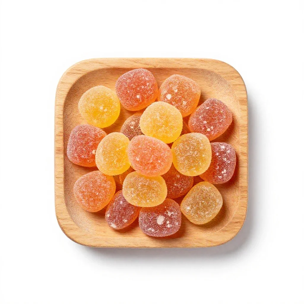 Hard candy isolated on a white background