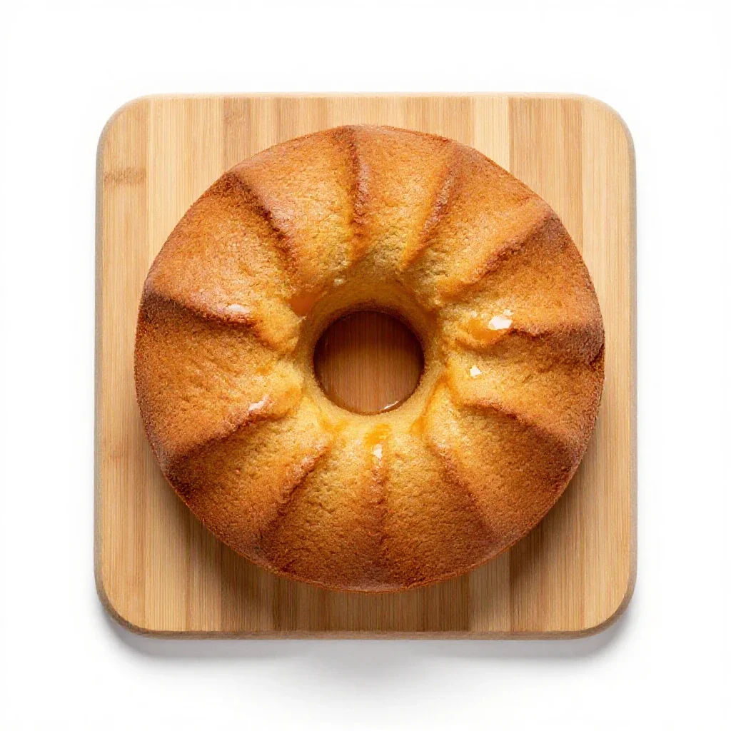 Honey cake isolated on a white background