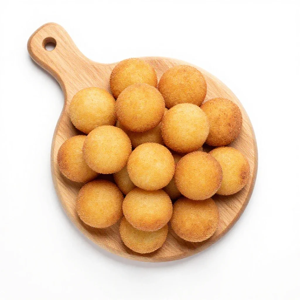 Hush puppy isolated on a white background