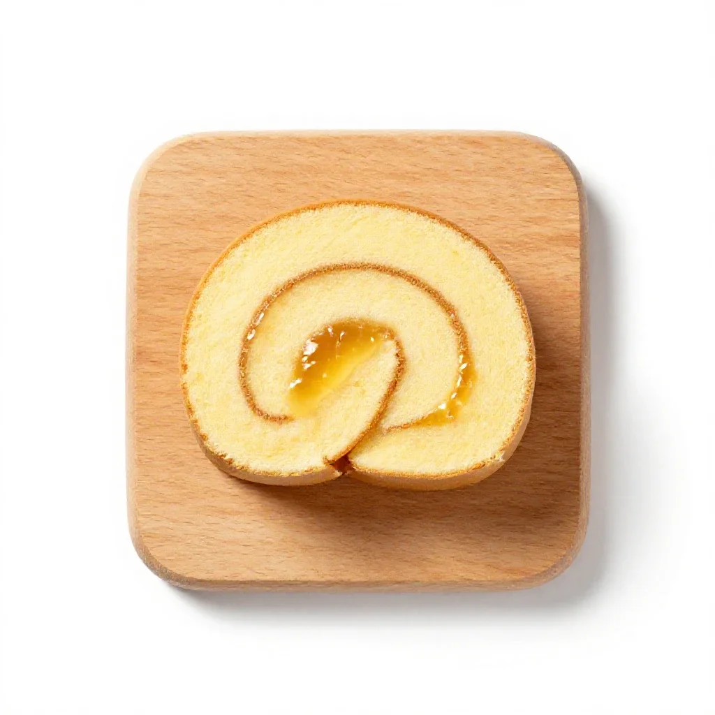 Jellyroll isolated on a white background