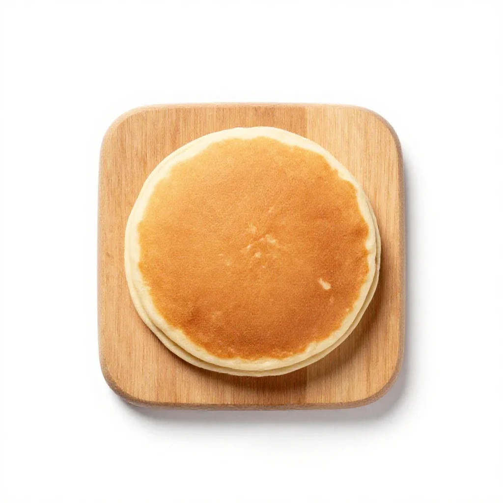 Johnnycake isolated on a white background