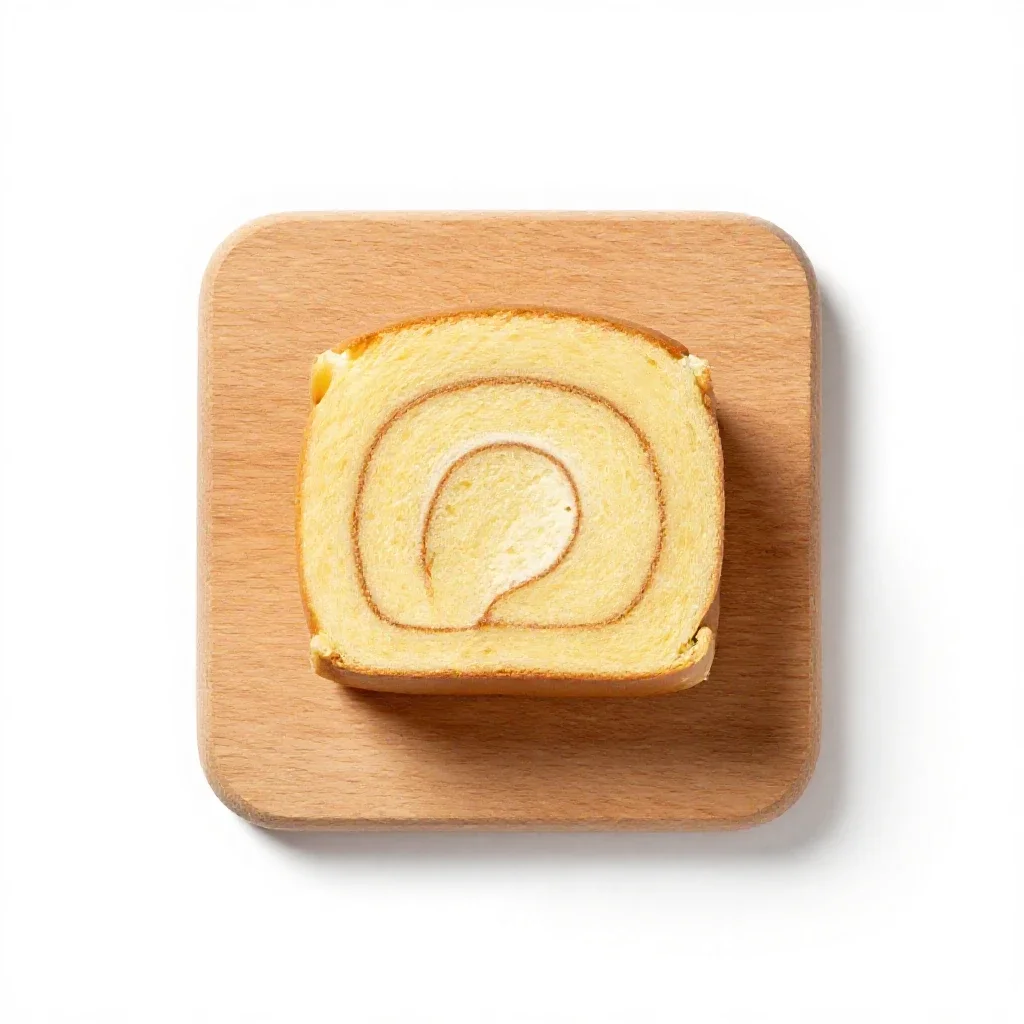 Kaiser roll isolated on a white background