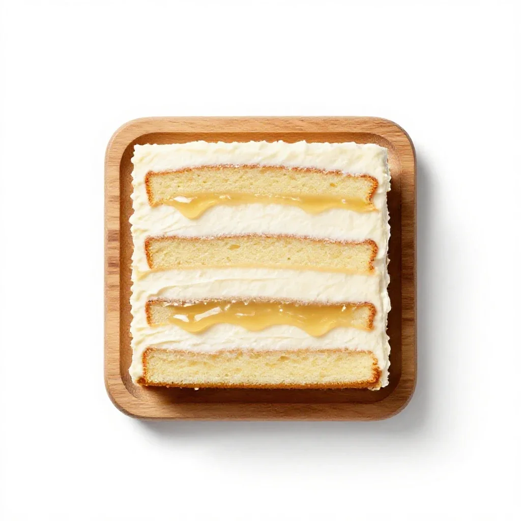 Layer cake isolated on a white background