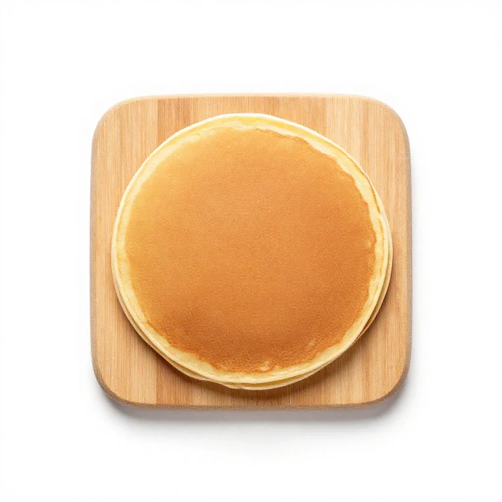 Pancake isolated on a white background