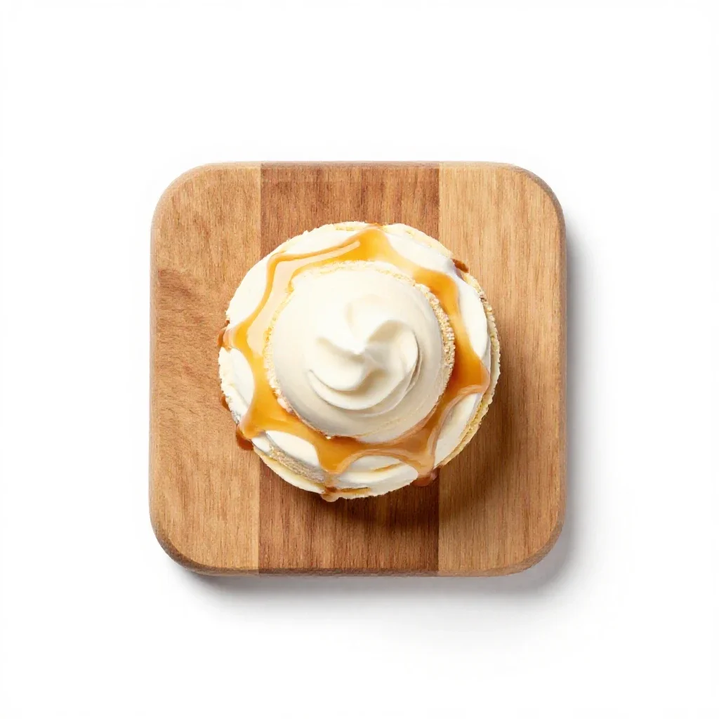 Parfait isolated on a white background
