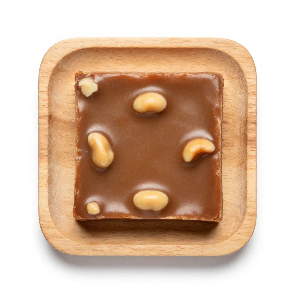 Penuche isolated on a white background