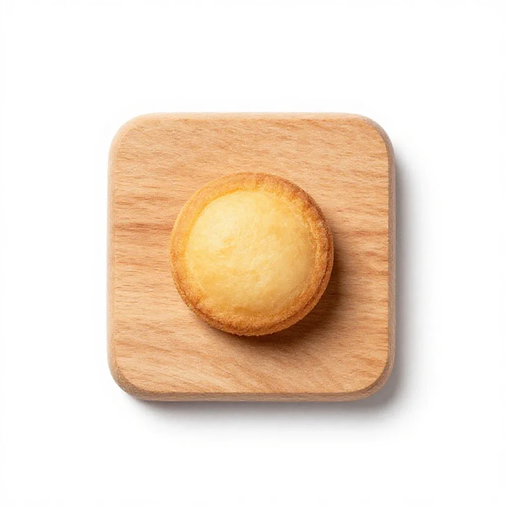 Petit four isolated on a white background