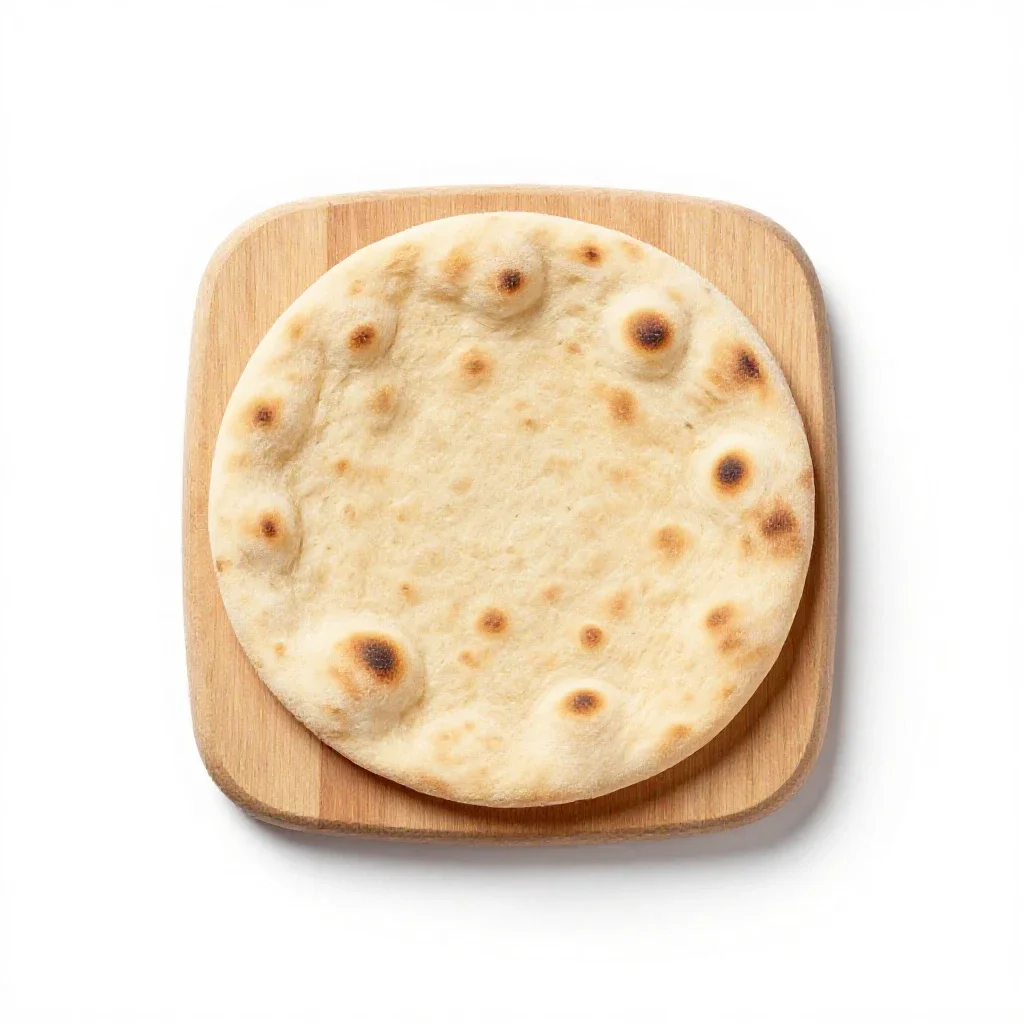 Pita isolated on a white background