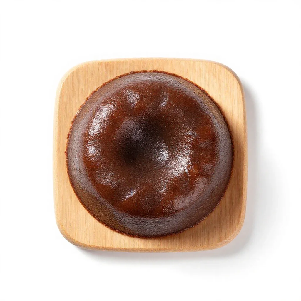 Plum pudding isolated on a white background